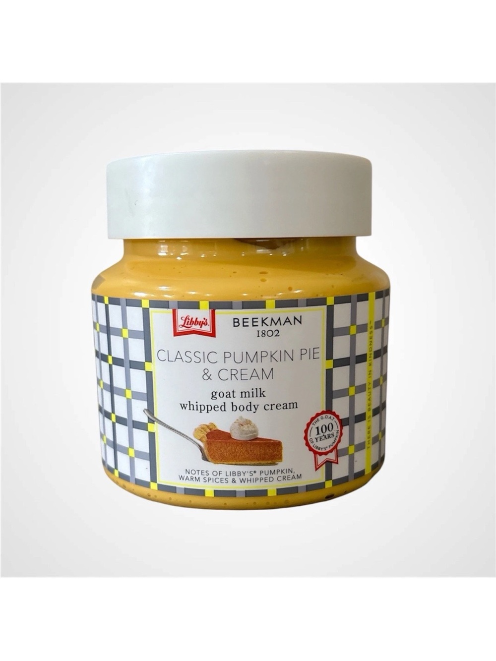 Beekman 1802 Whipped Body Cream 8 oz Classic Pumpkin Pie & Cream Goat Milk